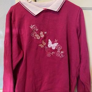 vintage collared pull over